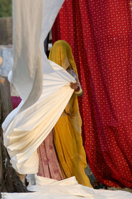 Inde, sari