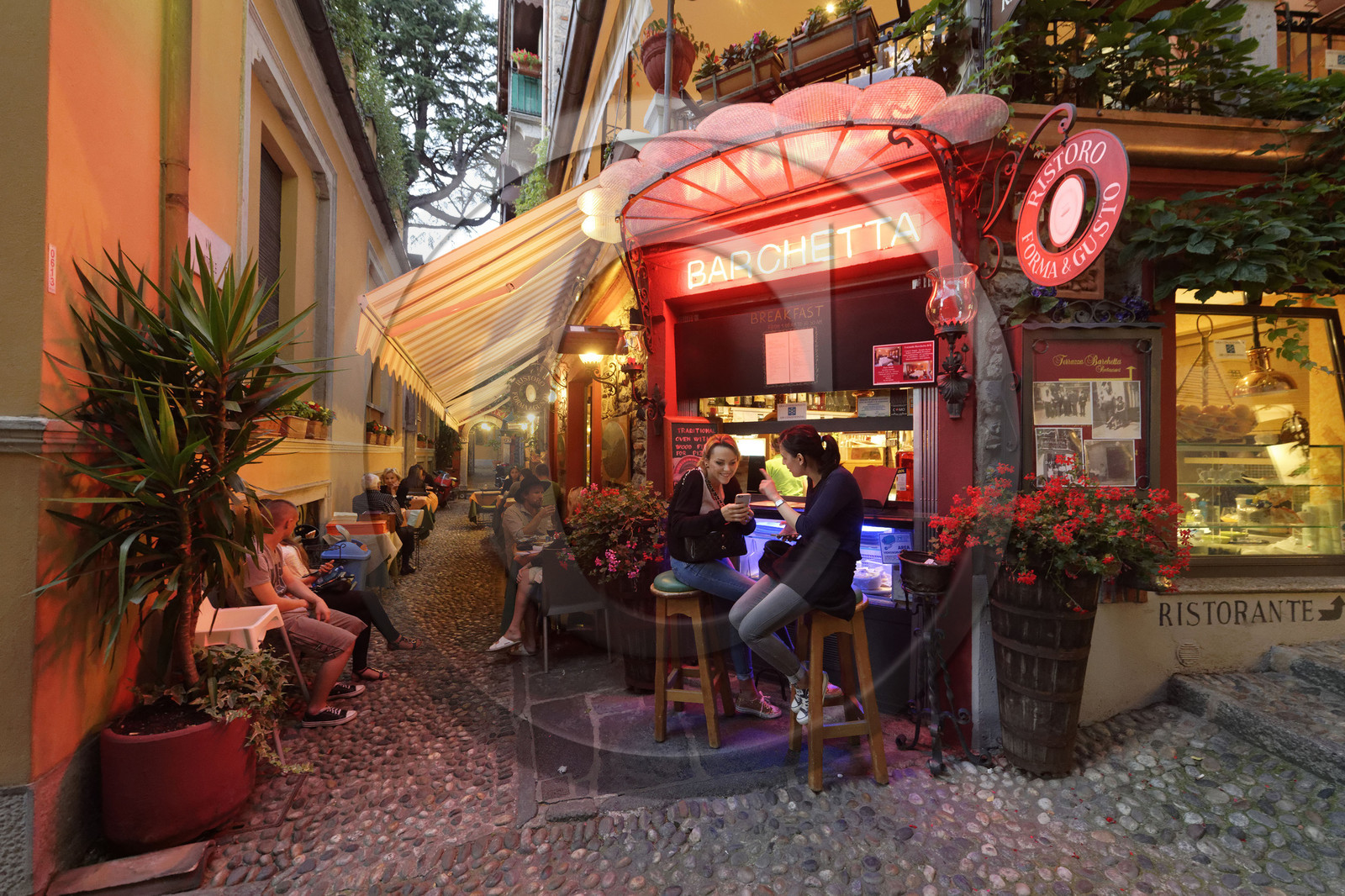 Italie lombardie lac come village bellagio