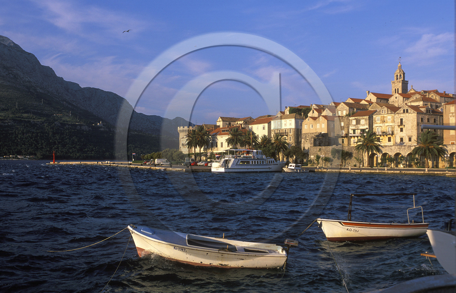 VILLE ET ILE DE KORCULA. CROATIE