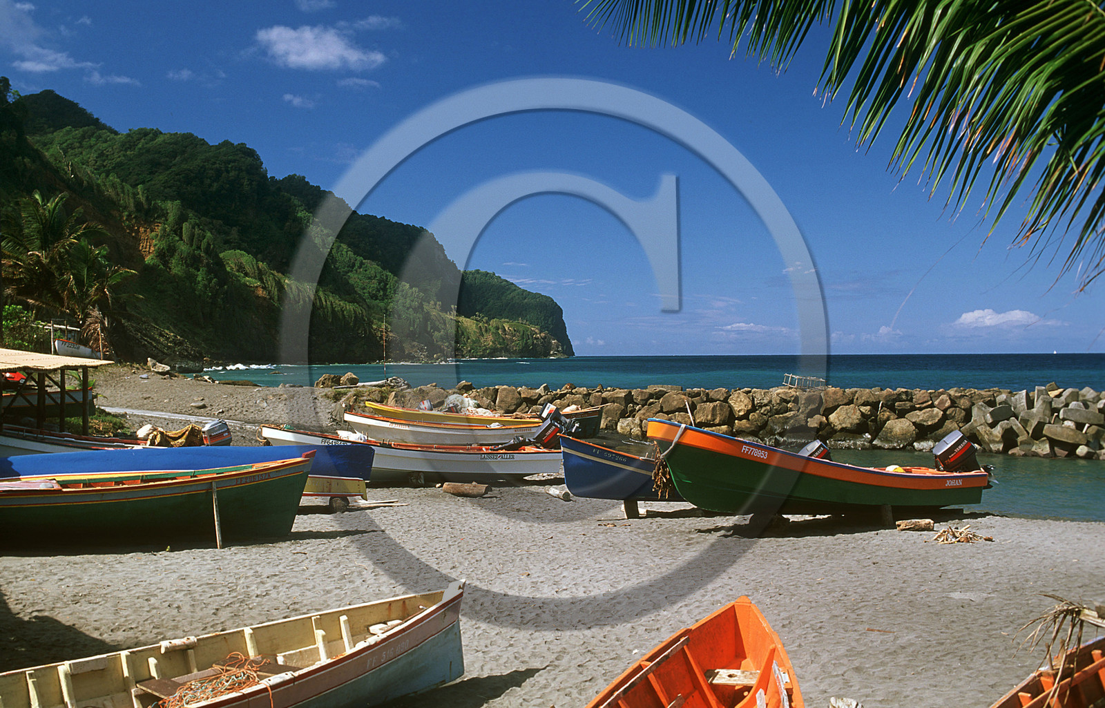 Grand Rivière. Martinique. Antilles Françaises