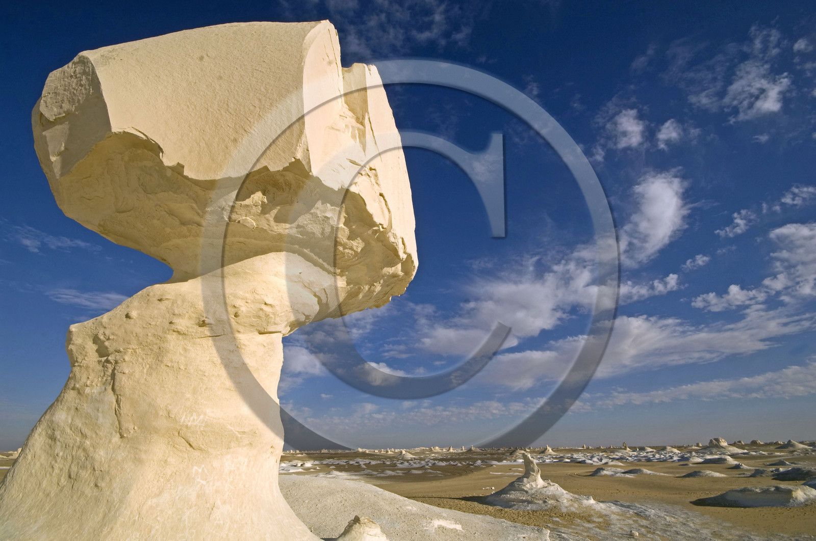 Egypte, désert blanc