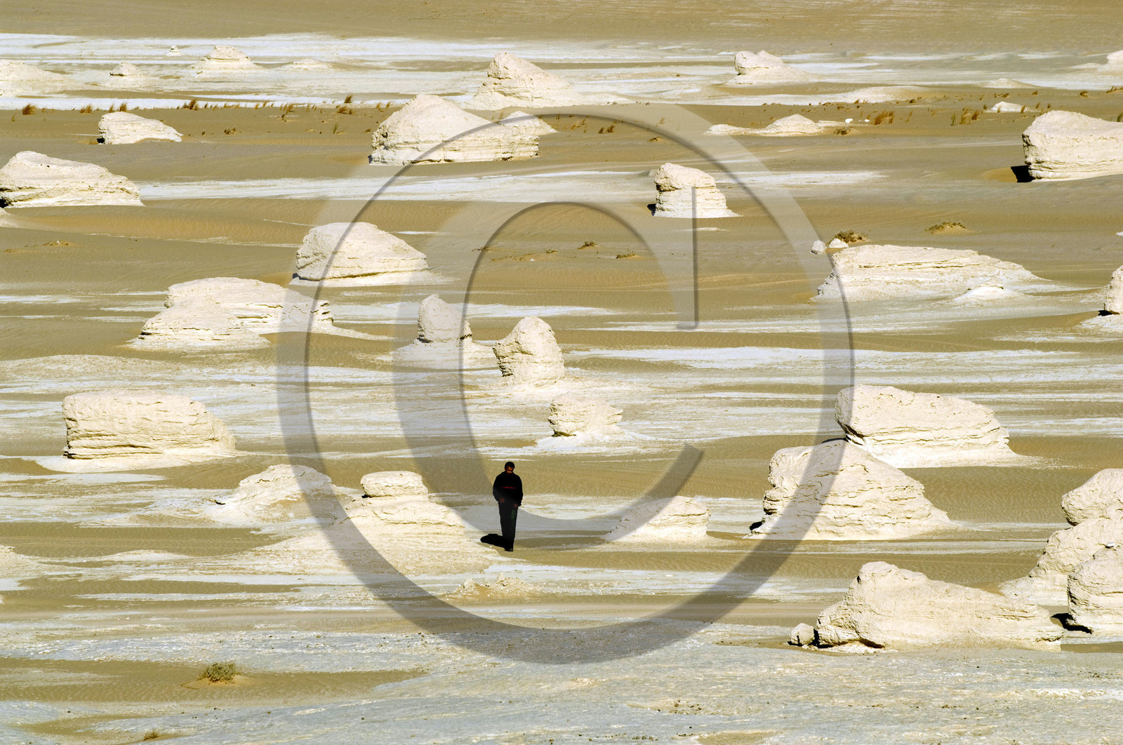 Egypte, désert blanc