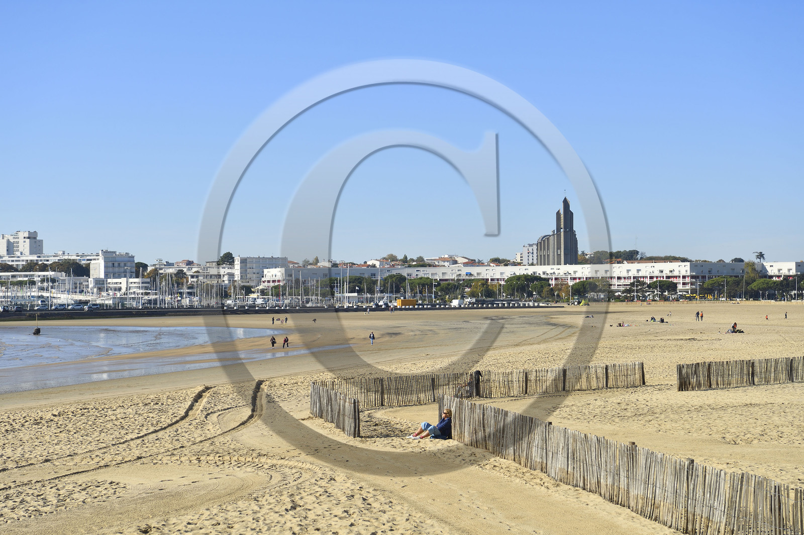 France charente maritime royan plage front mer