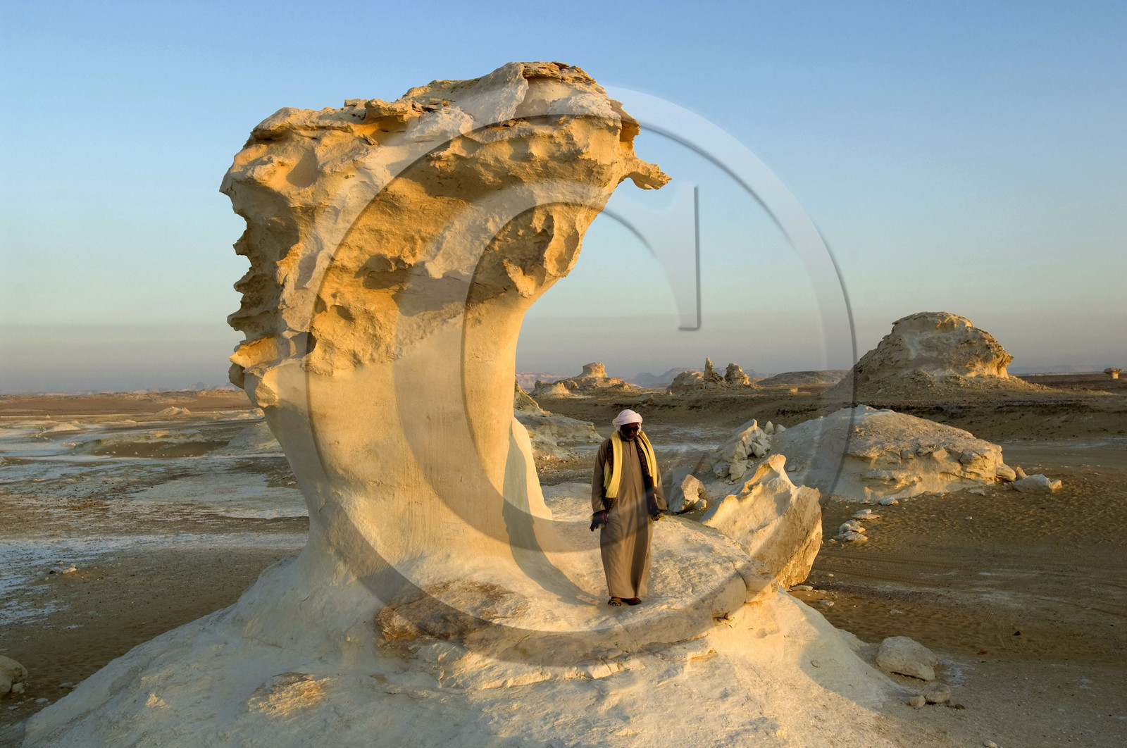 Egypte, désert blanc