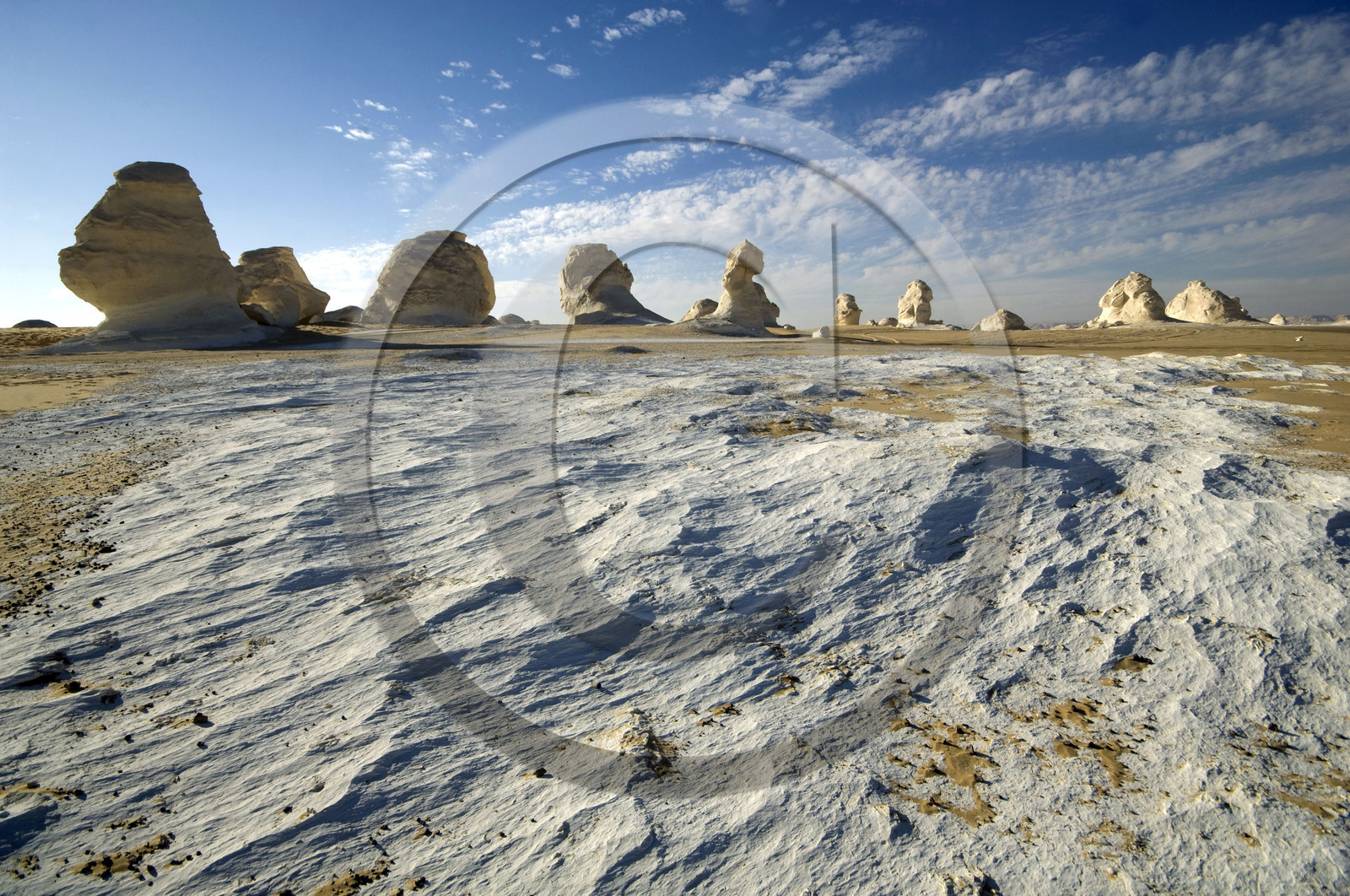 Egypte, désert blanc