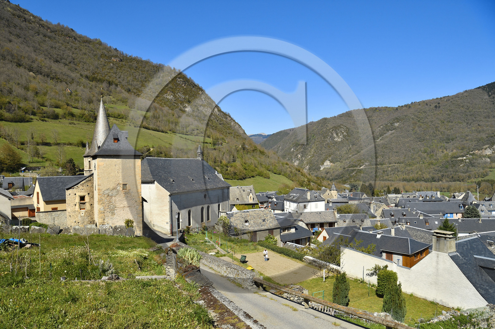 France hautes pyrenees canton arreau village