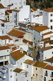 Casares, white village of Andalucia, Spain