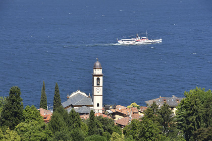 Italie lombardie lac come village bellagio