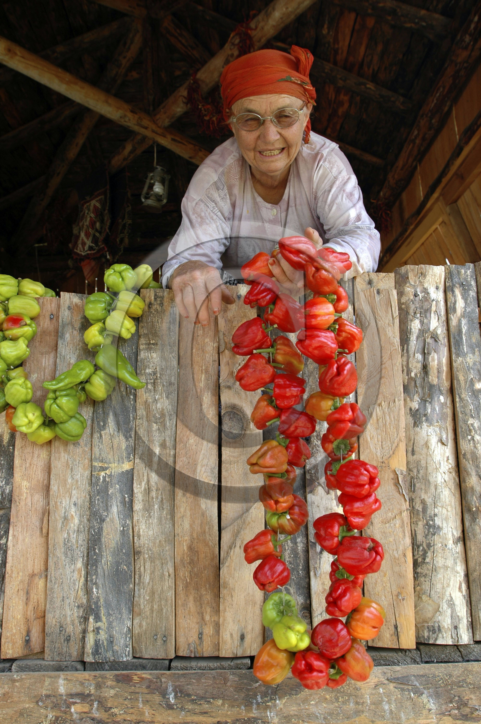 Wreath of chilis, Turkey