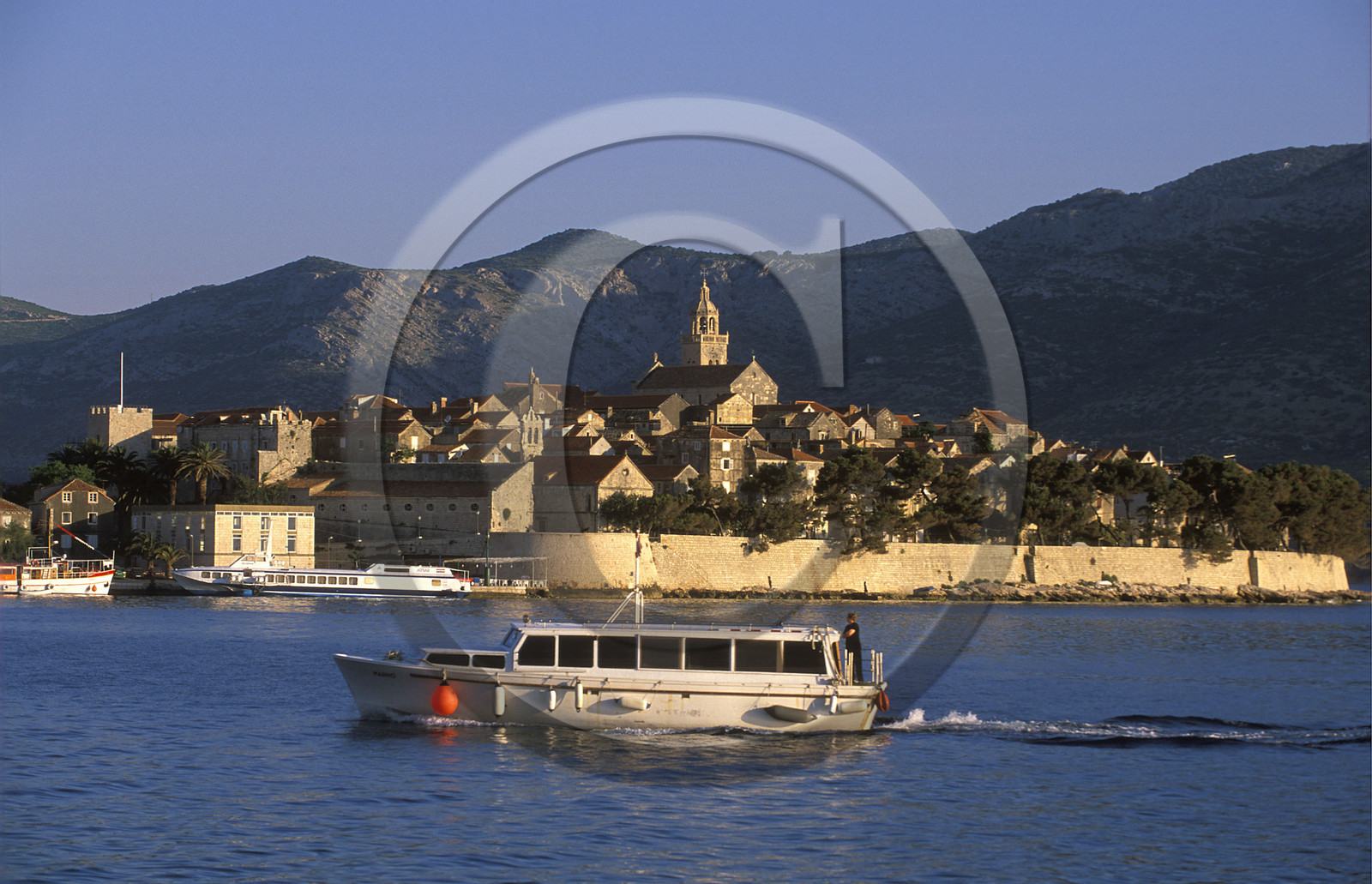 VILLE ET ILE DE KORCULA. CROATIE