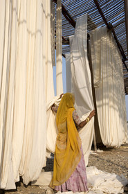 Inde, sari