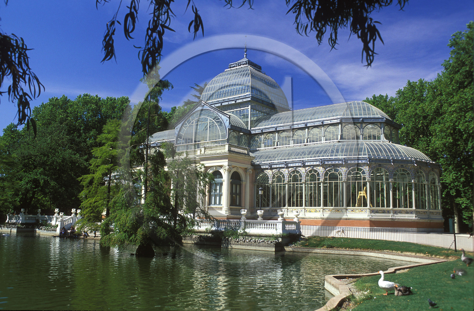 ESPAGNE   CASTILLE   MADRID..PARC DU RETIRO..MONUMENT ¿ ALPHONSE