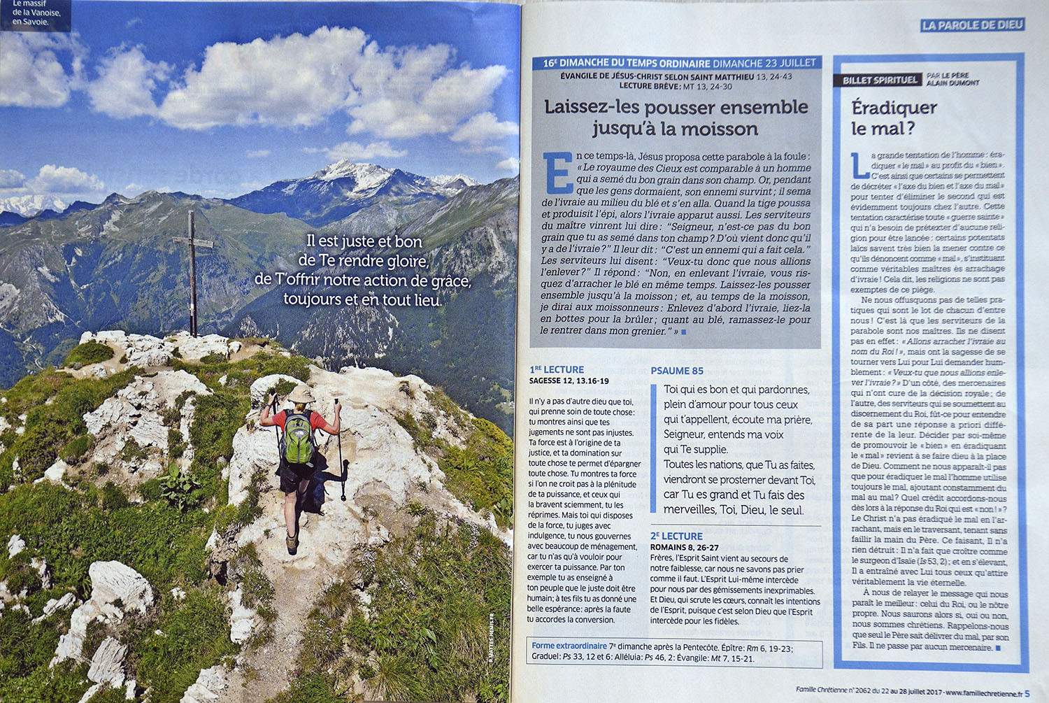Parution Famille Chrétienne