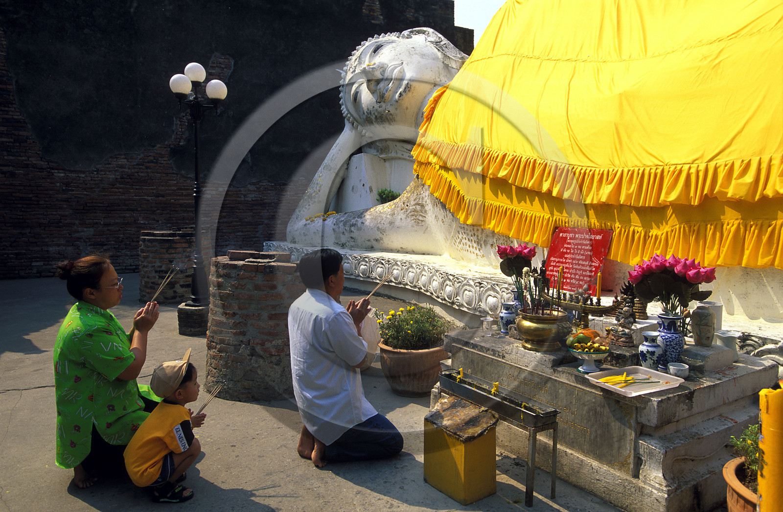 THAILANDE   AYUTHAYA.WAT HAI CHAI MONGKHON