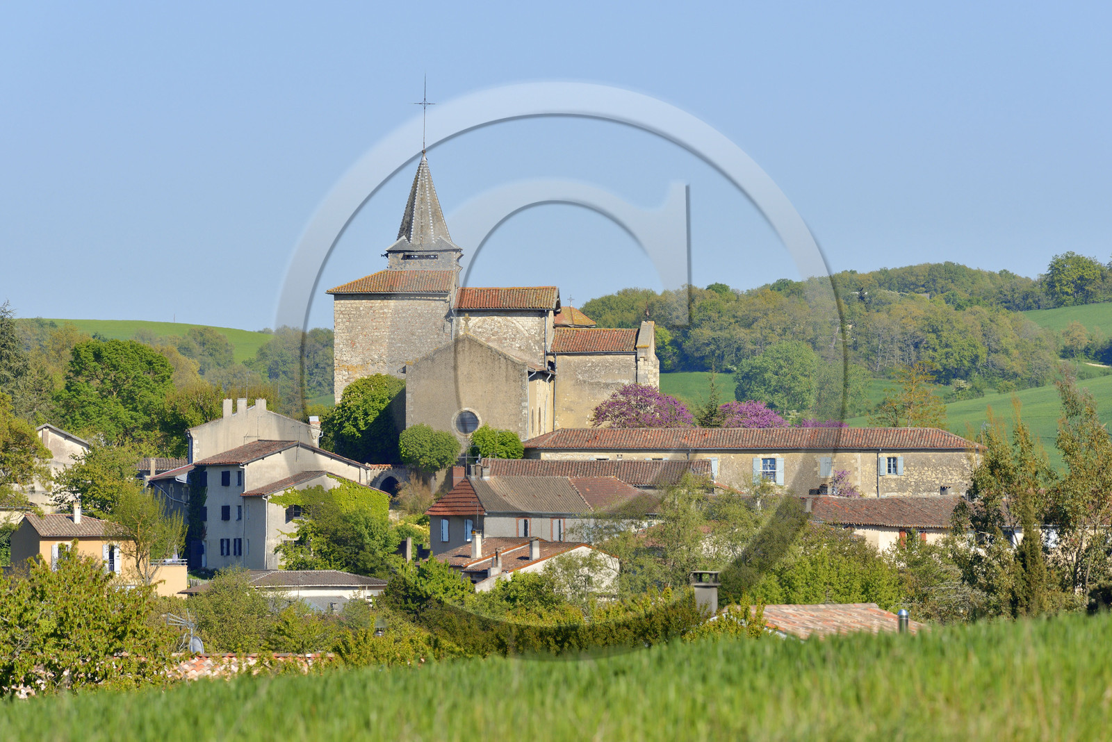 France gers pessan eglise fortifiee