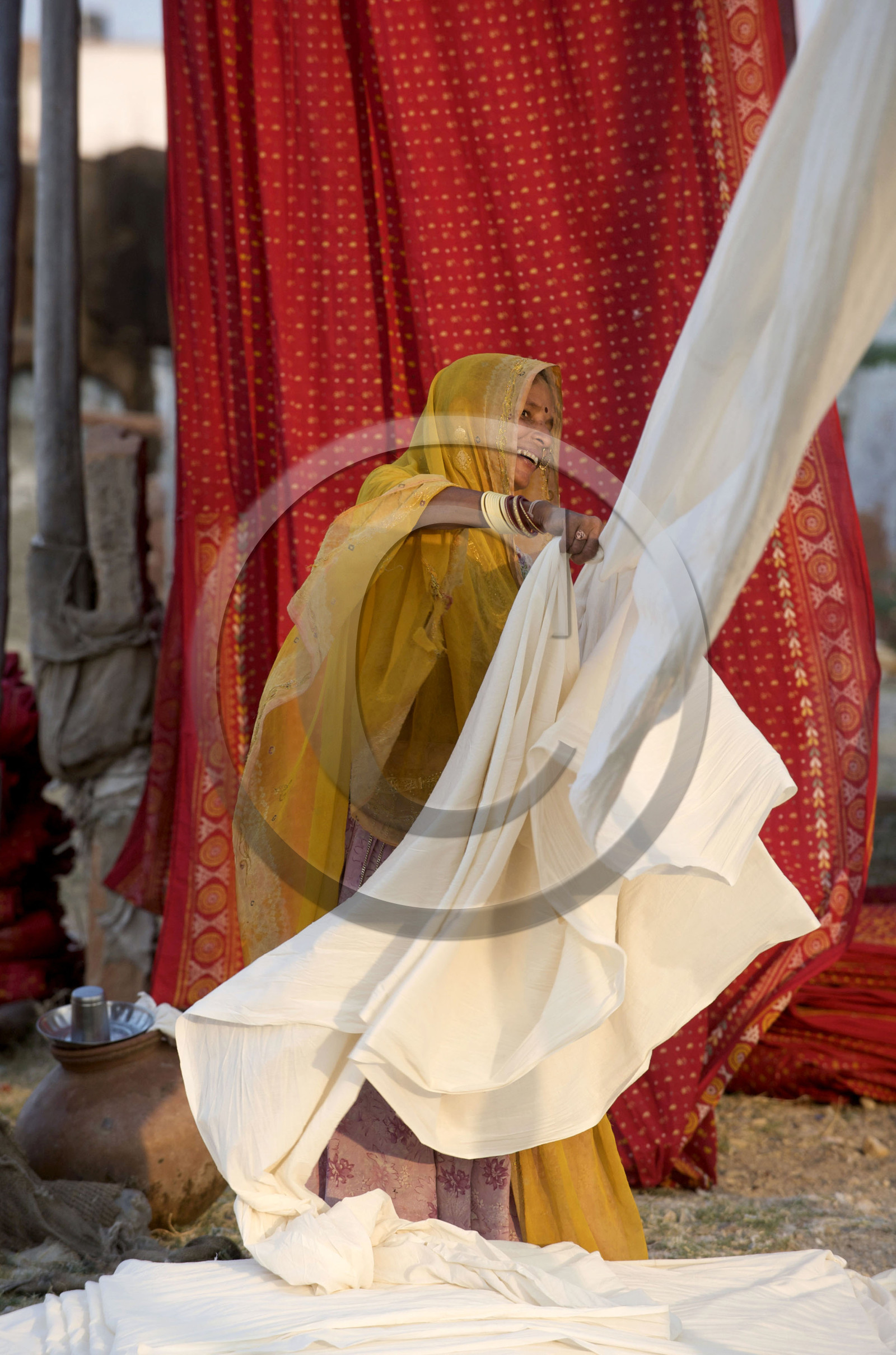 Inde, sari