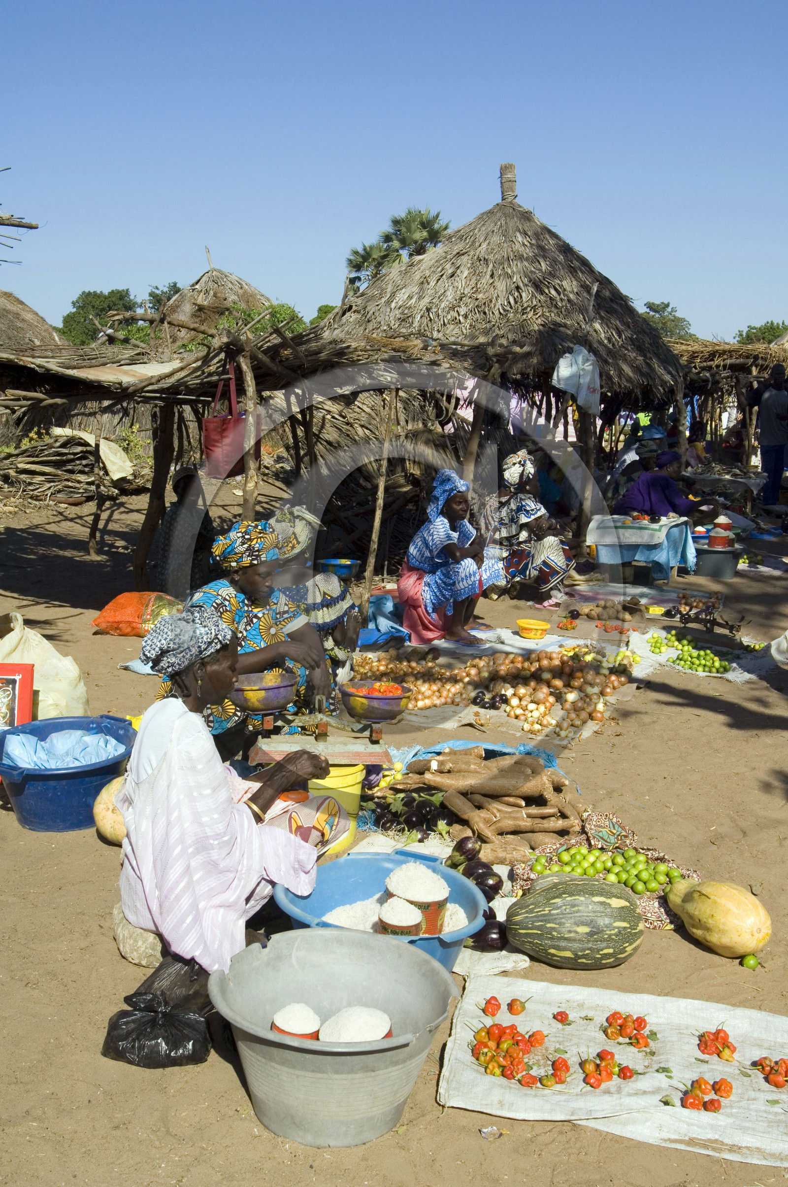 Marché de Gueguenne, Sénégal