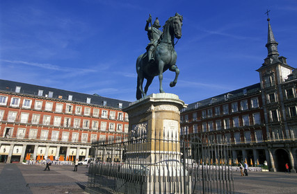 ESPAGNE   CASTILLE   MADRID PLAZA MAJOR