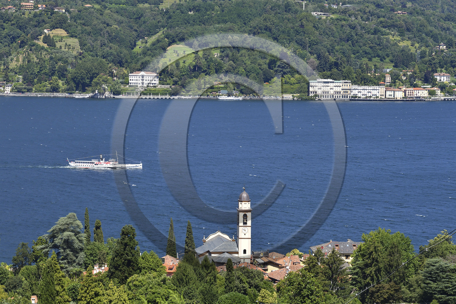 Italie lombardie lac come village bellagio