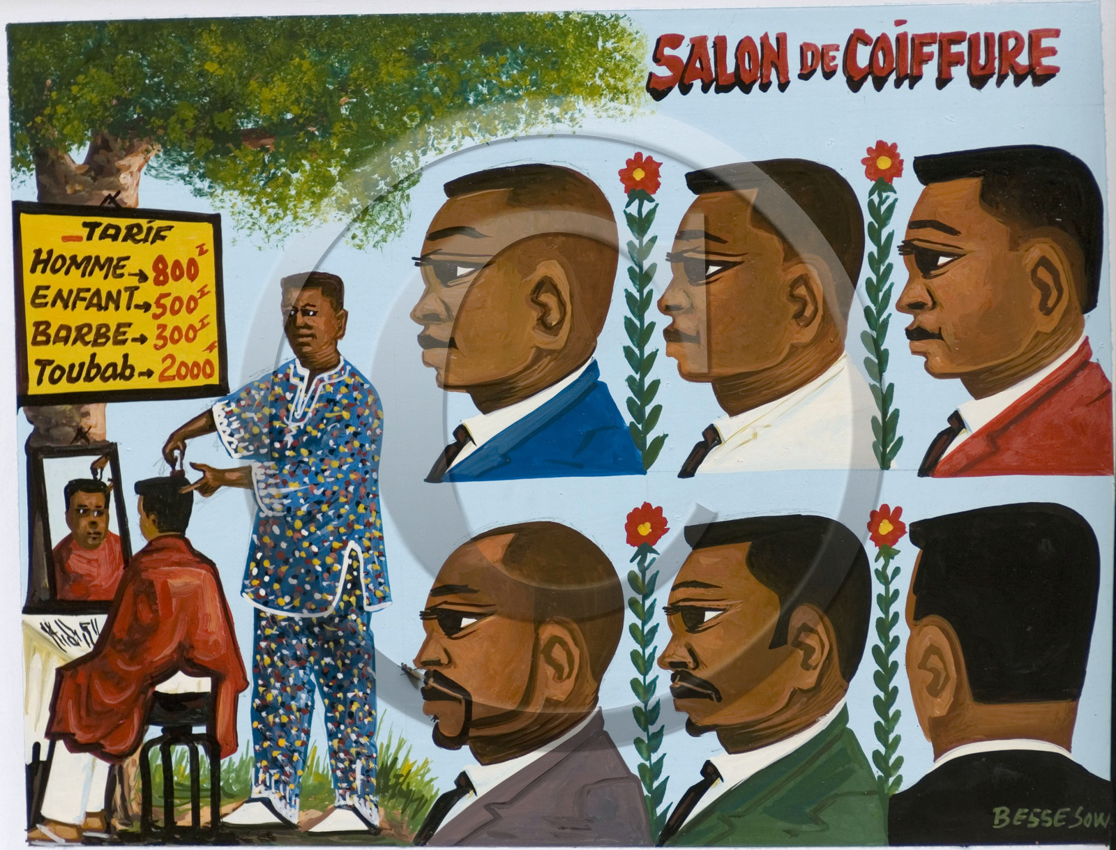 Coiffeur, Sénégal