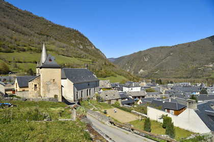 France hautes pyrenees canton arreau village