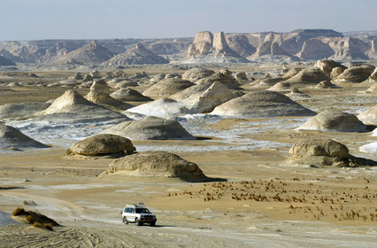 Egypte, désert blanc