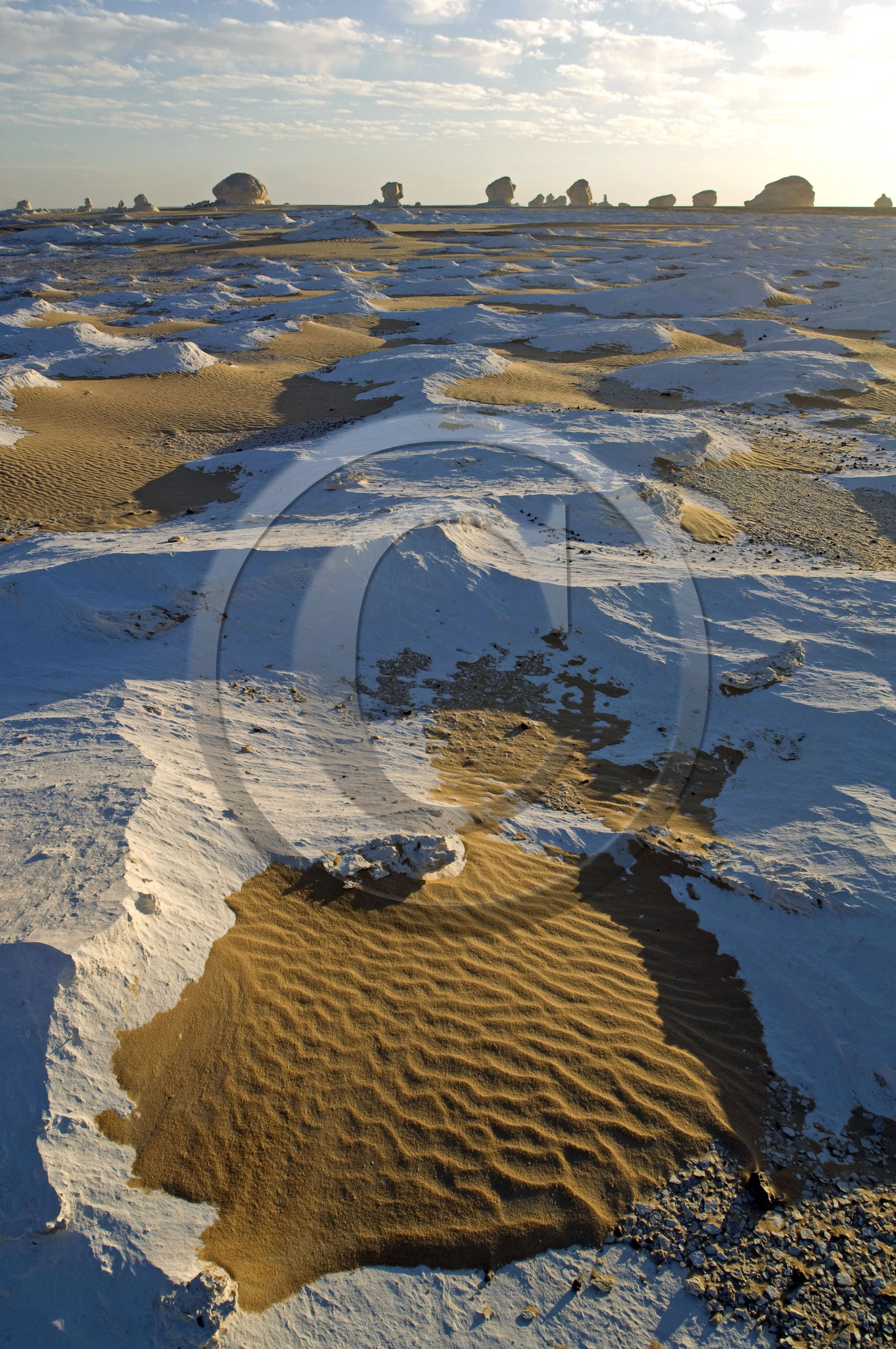 Egypte, désert blanc