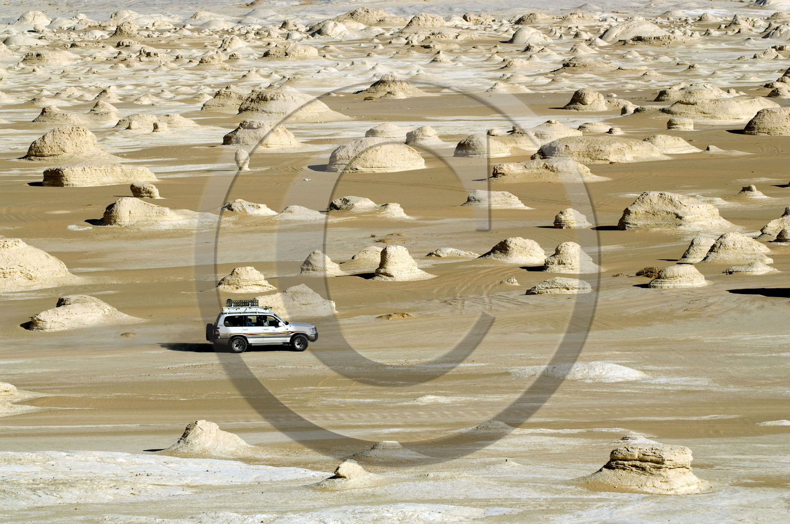 Egypte, désert blanc