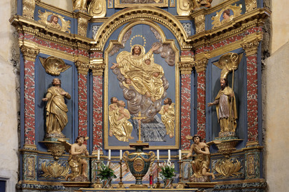France hautes pyrenees vallee louron arreau eglise