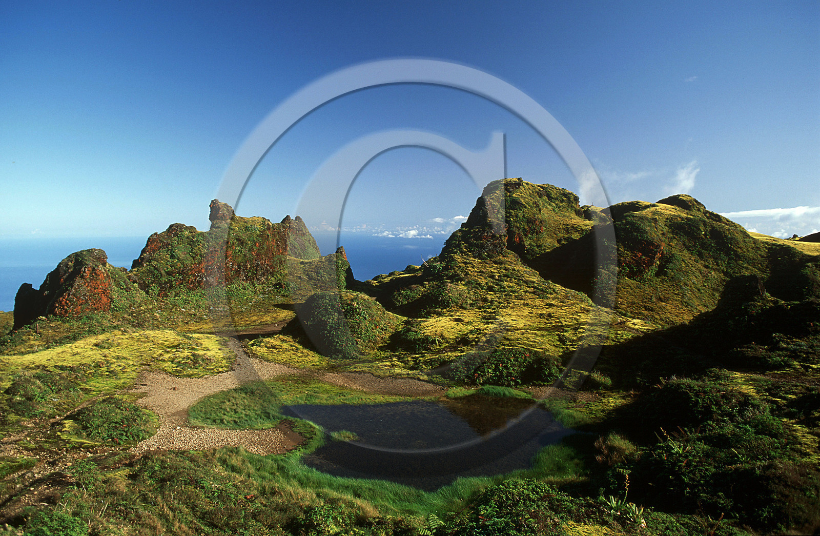 La Soufrière. Guadeloupe. Antilles Francaises