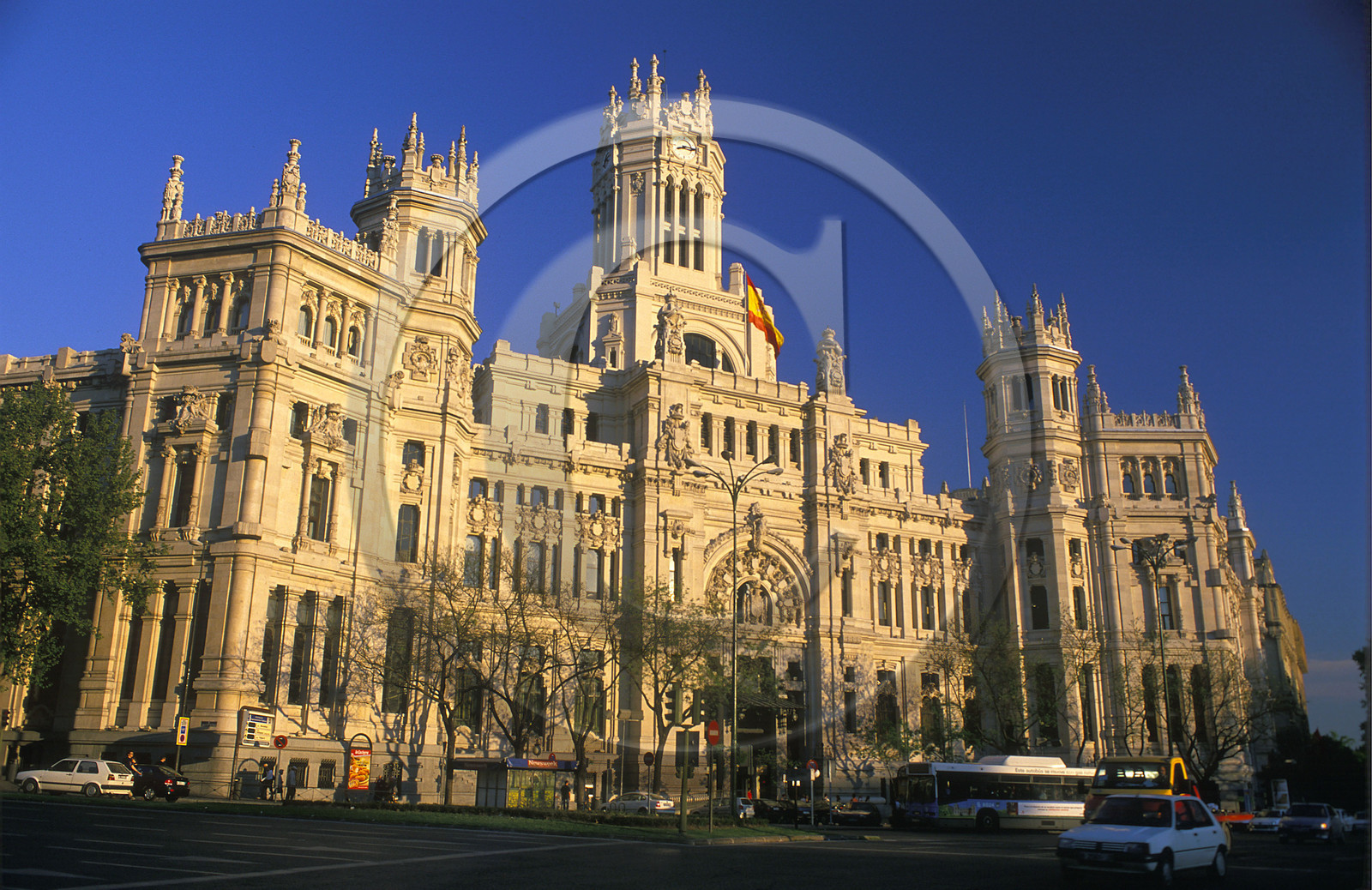 ESPAGNE   CASTILLE   MADRID..PLAZA DE CIBELES   PALAIS DE LA COM