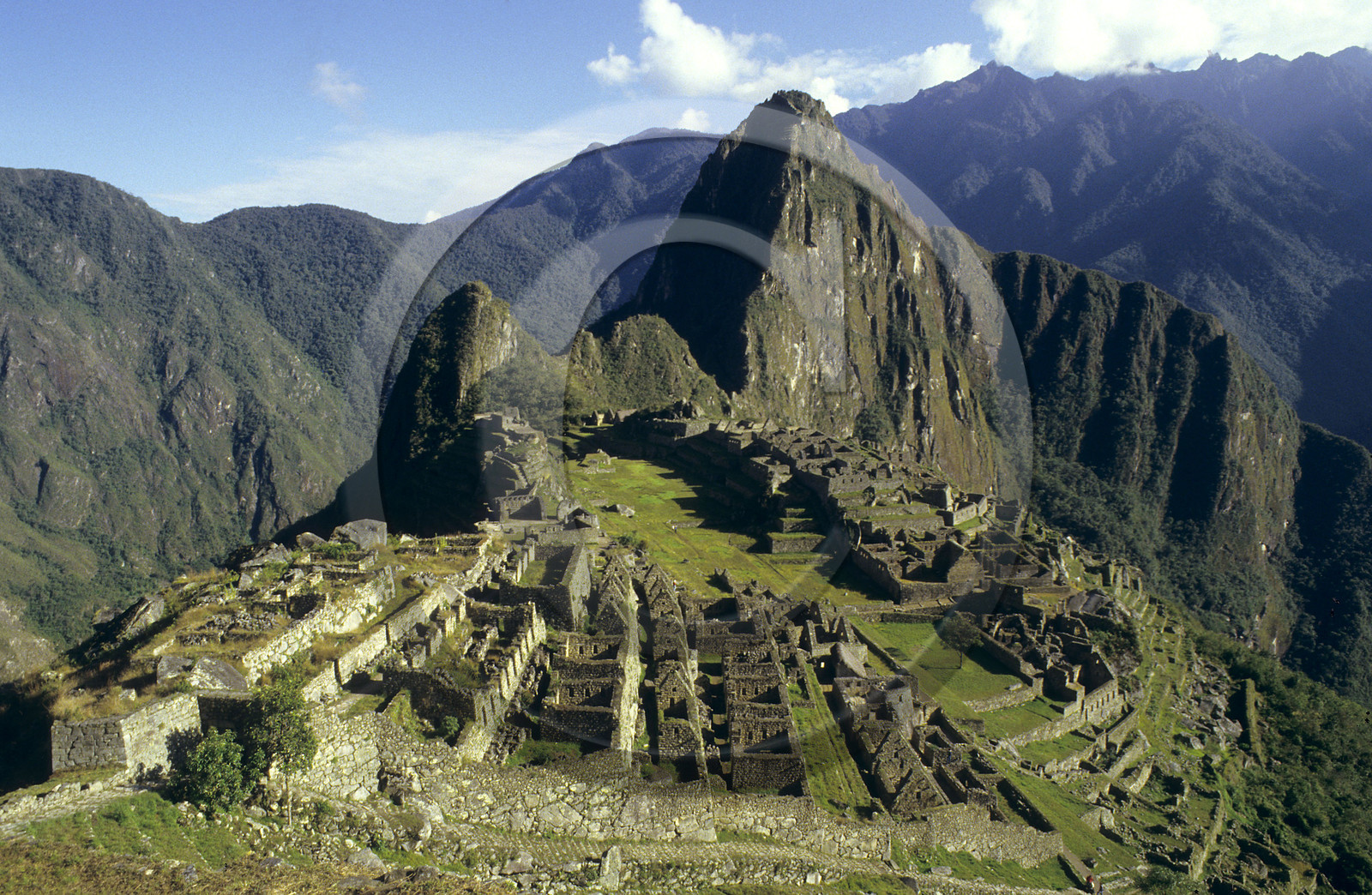 Site Inca deu Macchu Piccu dans les Andes Péruviennes, Pérou