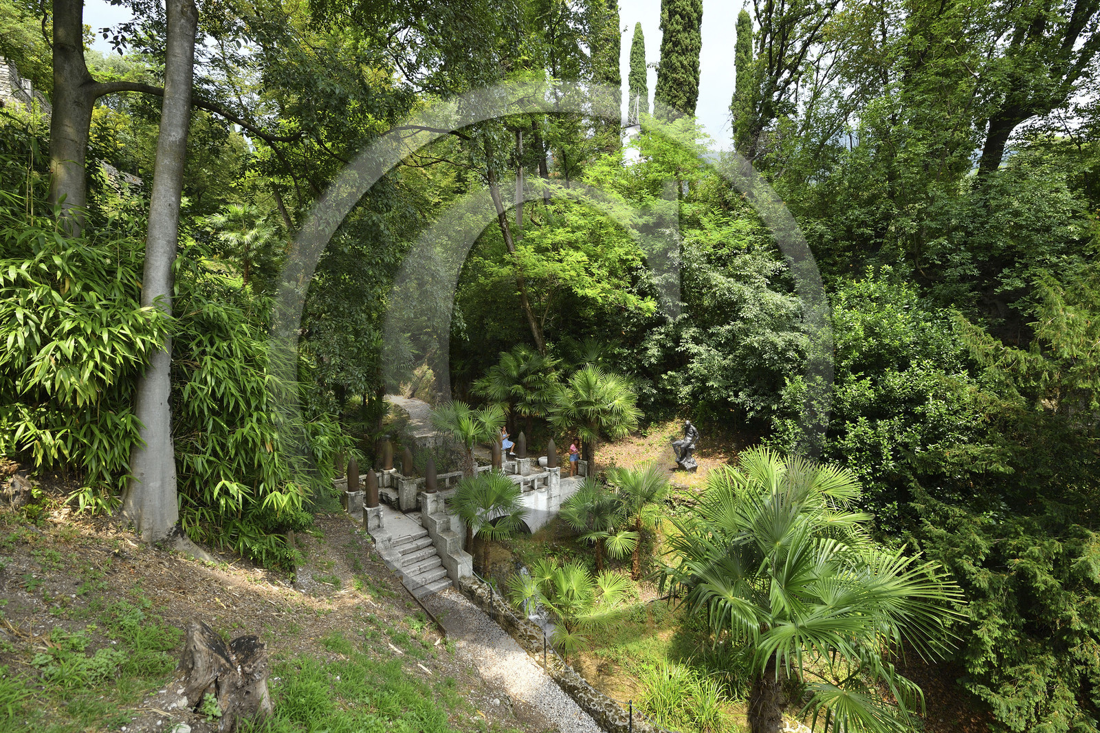 Italie lombardie lac garde gardone riviera
