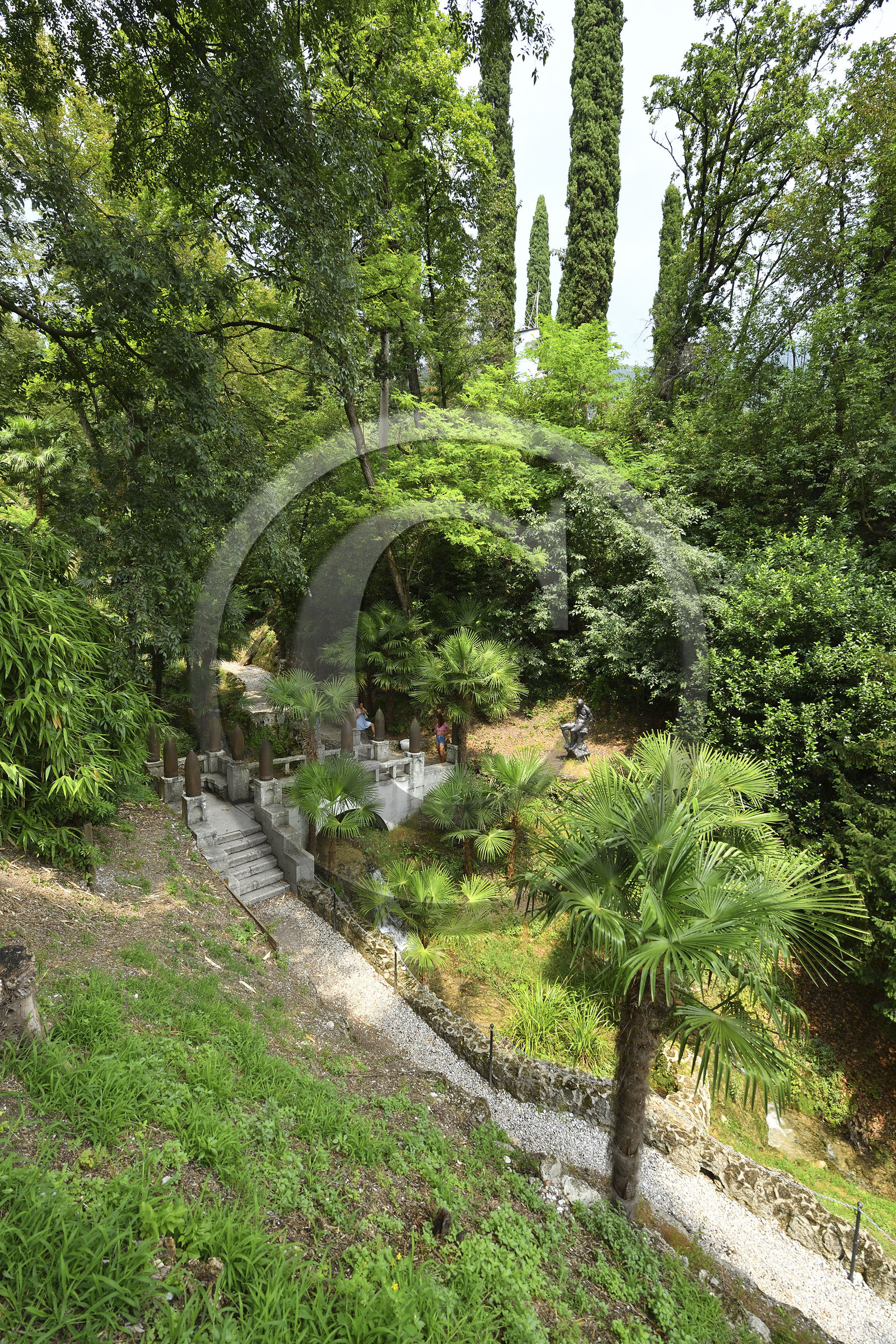 Italie lombardie lac garde gardone riviera