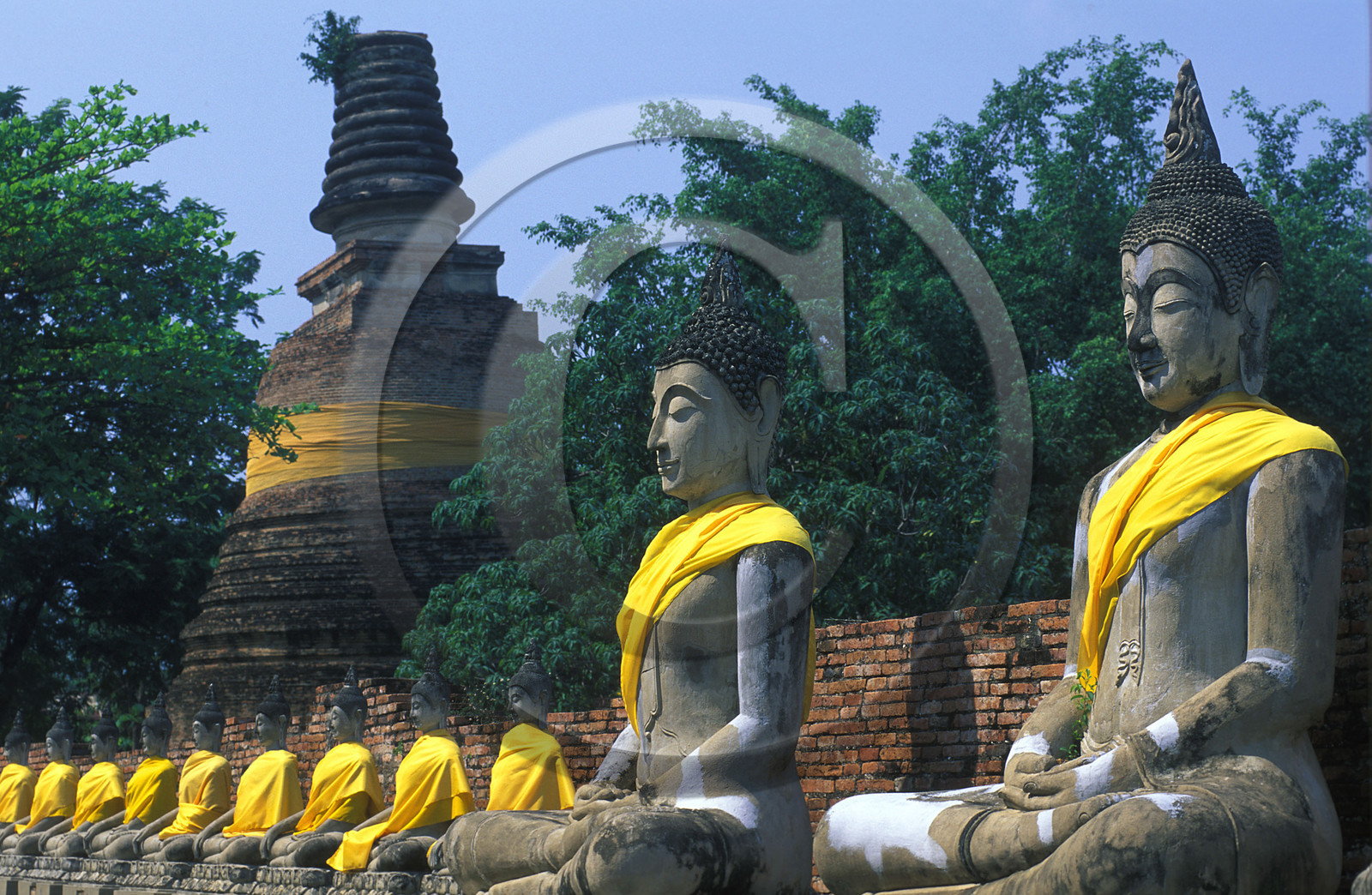 THAILANDE   AYUTHAYA.WAT HAI CHAI MONGKHON