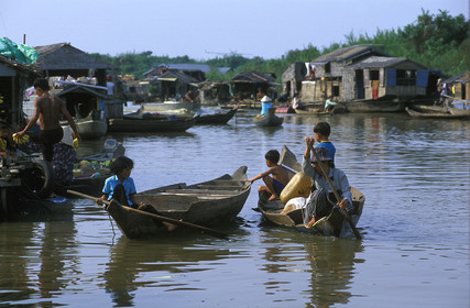 Lac Tonle Sap. Cambodge